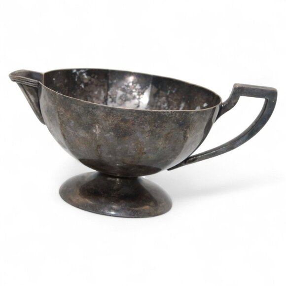 Antique Benedict Silver Plated Creamer Bowl - Picture 4 of 8